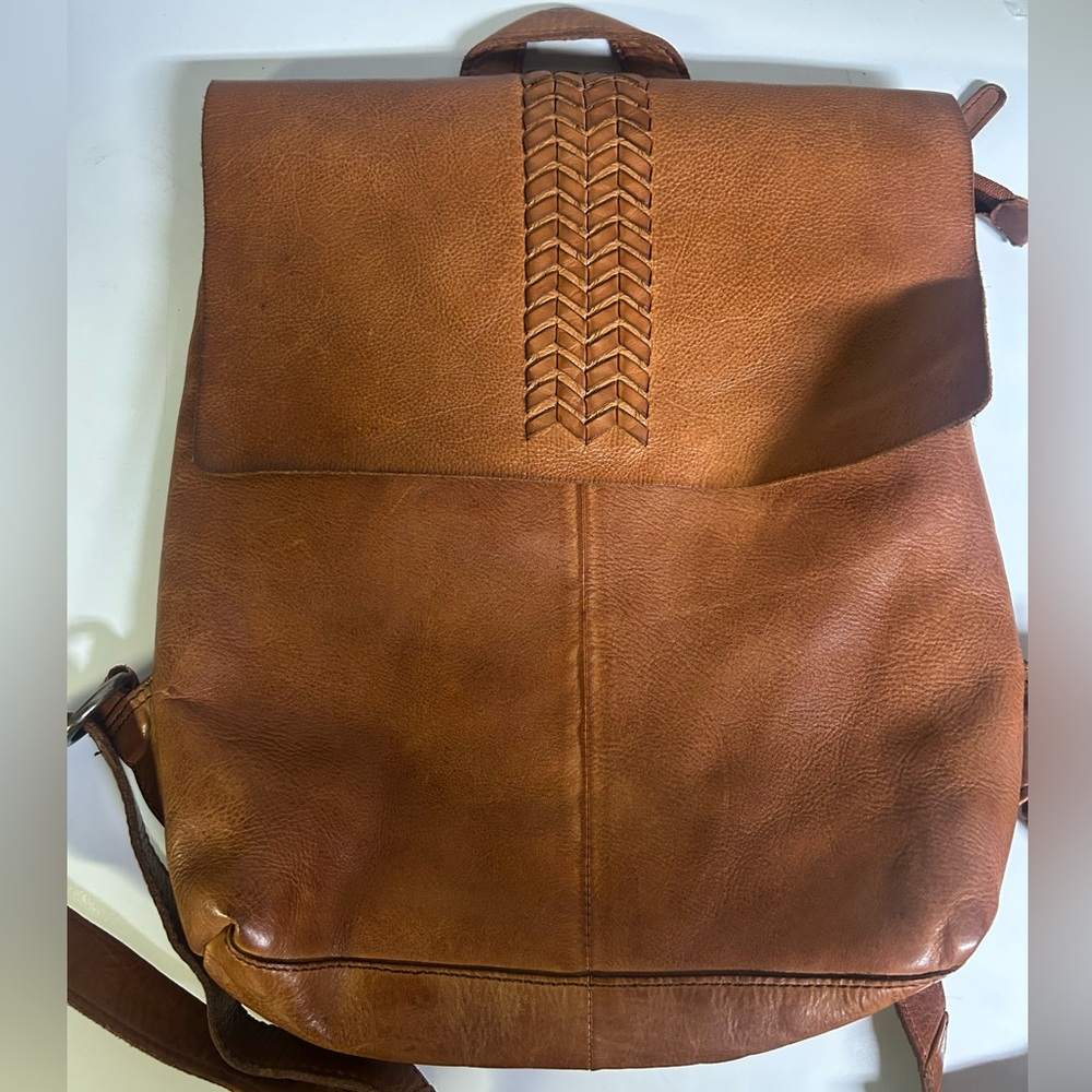 Leather Backpack Purse